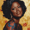 Viola Davis Celebrity Diamond Painting