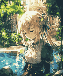 Violet Evergarden Anime Diamond Painting