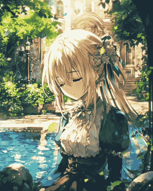 Violet Evergarden Anime Diamond Painting