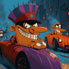 Wacky Races Cartoon Diamond Painting