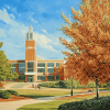 Wake Forest University Campus Diamond Painting