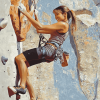 Wall Climber Lady Diamond Painting