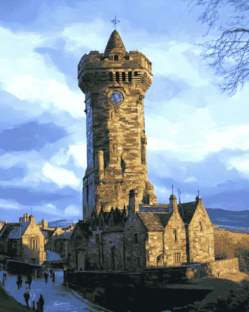 Wallace Monument Stirling Towers Diamond Painting