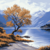 Wanaka Lake Scenic Beauty Diamond Painting