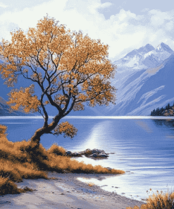 Wanaka Lake Scenic Beauty Diamond Painting