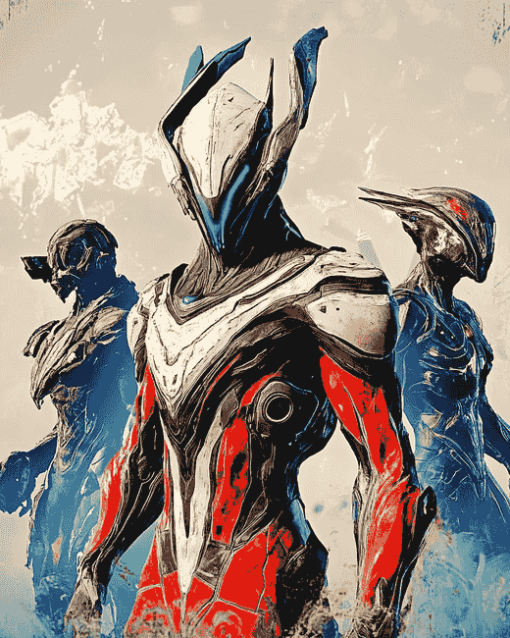 Warframe Animation Diamond Painting