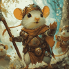 Warrior Mice Animation Diamond Painting