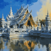 Wat Rong Khun Thailand Temple Diamond Painting