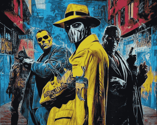 Watchmen Movie Poster Film Series Diamond Painting