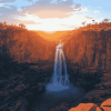 Waterfall Kakadu Landscape Diamond Painting