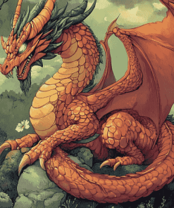 Welsh Dragon Fantasy Diamond Painting