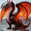 Welsh Dragon Fantasy Diamond Painting