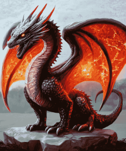 Welsh Dragon Fantasy Diamond Painting