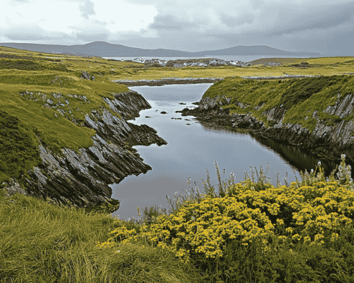 West Cork Mountain Views Diamond Painting