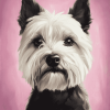 West Highland Terrier Puppy Diamond Painting