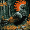 Western Capercaillie Fowl Diamond Painting