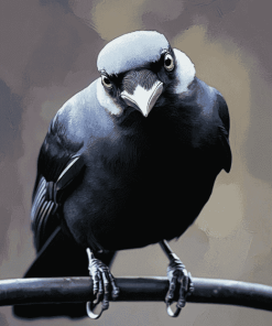 Western Jackdaw Fowl Diamond Painting