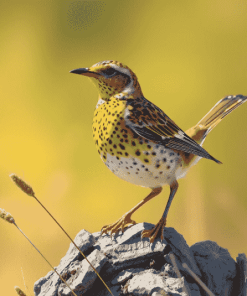 Western Meadowlark Bird Diamond Painting