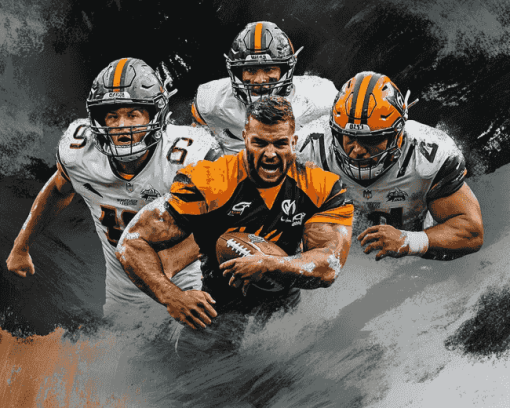 Wests NFL Tigers Footballers Diamond Painting