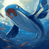 Whale Kyogre Pokemon Diamond Painting