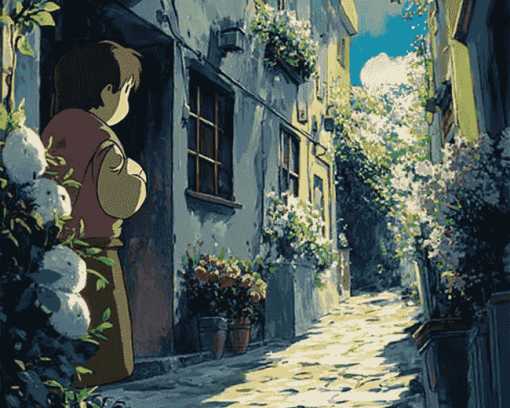 Whisper Of The Heart Anime Diamond Painting