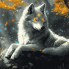 White Wolf Diamond Painting