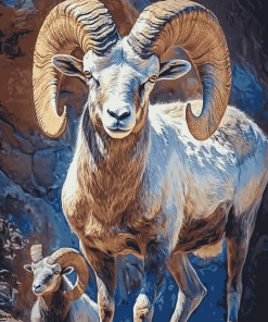 Wild Bighorn Sheep Diamond Painting