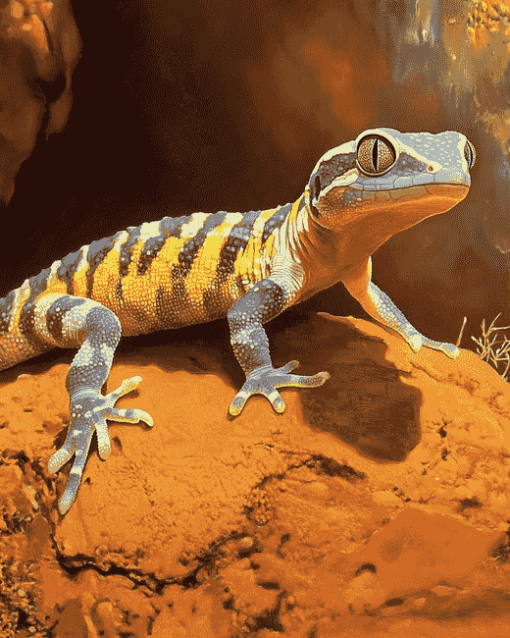 Wild Gecko Reptile Diamond Painting