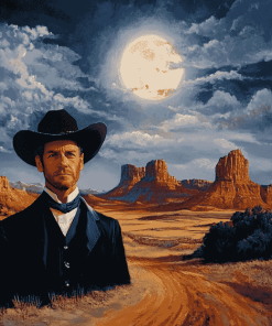 Wild West Movie Adventure Diamond Painting