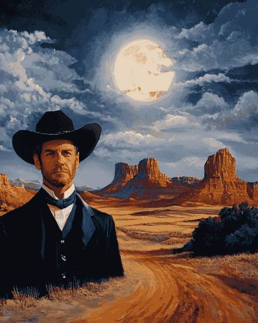 Wild West Movie Adventure Diamond Painting