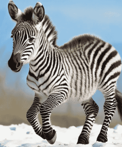 Wild Zebra Baby Diamond Painting