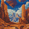 William Haskell Desert Fantasies Diamond Painting