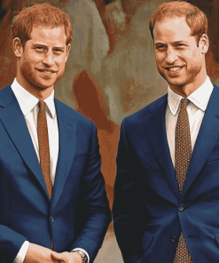 William and Harry Royal Diamond Painting