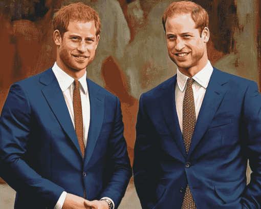 William and Harry Royal Diamond Painting