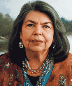 Wilma Mankiller Iconic Women Diamond Painting