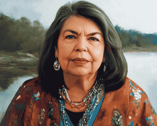 Wilma Mankiller Iconic Women Diamond Painting