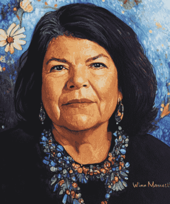 Wilma Mankiller Women Leaders Diamond Painting