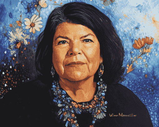 Wilma Mankiller Women Leaders Diamond Painting