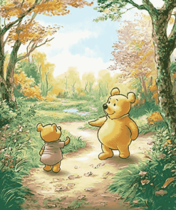 Winnie The Pooh Cartoon Diamond Painting