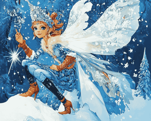 Winter Fantasy Fairy Diamond Painting