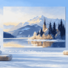 Winter Mountain Scenery London Diamond Painting