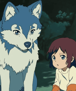 Wolf Children Anime Diamond Painting