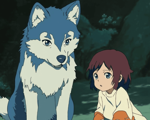 Wolf Children Anime Diamond Painting