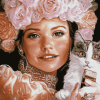 Woman and Cat Diamond Painting