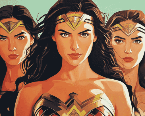 Wonder Woman Superhero Marvel Diamond Painting