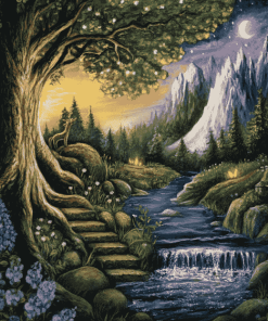 Woodland Cartoons Fantasy Diamond Painting