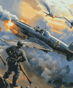 World War 2 Battles Diamond Painting