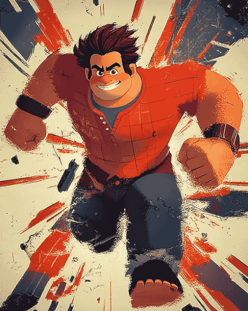 Wreck It Ralph Animation Diamond Painting