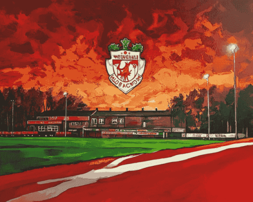 Wrexham AFC Football Diamond Painting