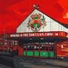 Wrexham Afc Football Club Diamond Painting